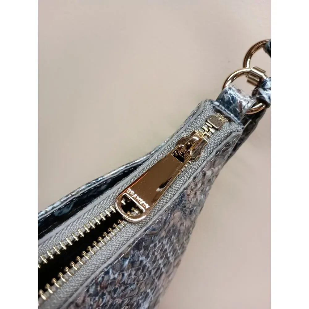 NWOT Brahmin Small Bekka Icy Python